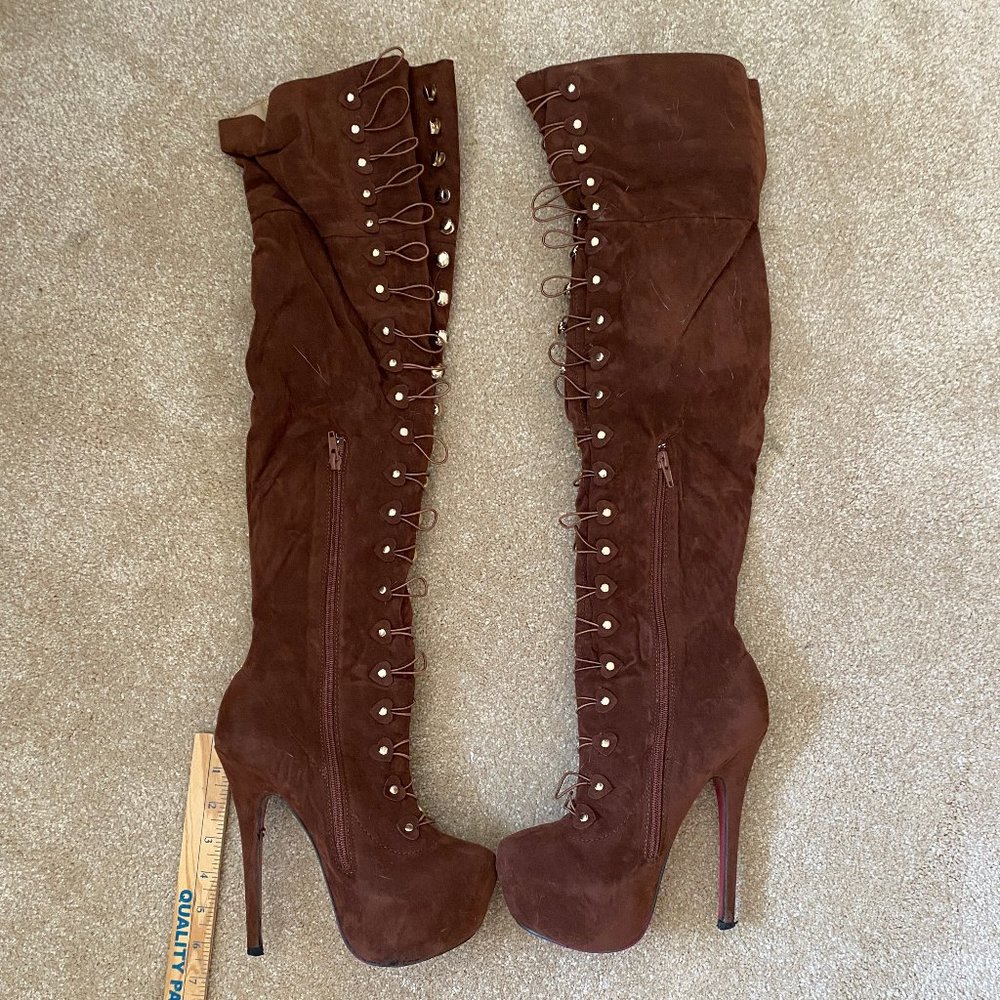 Over the knee boots